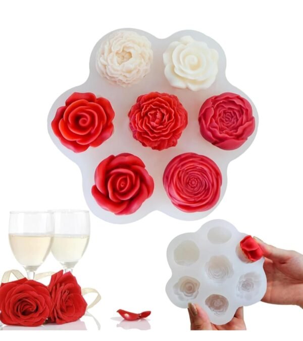 7 CAVITY ROSE MOLD