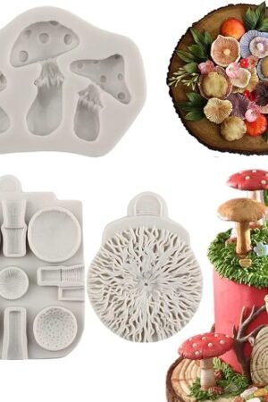 MUSHROOM MOULD 3PC SET