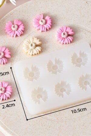6 CAVITY DAISY MOLD