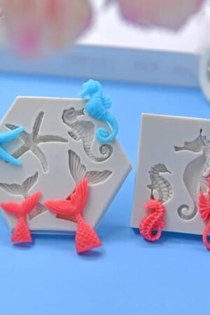 2PC SEA ANIMALS MOLD