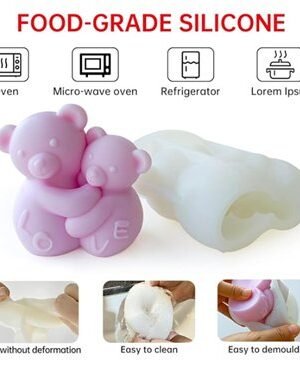 7CM DOUBLE BEAR MOLD