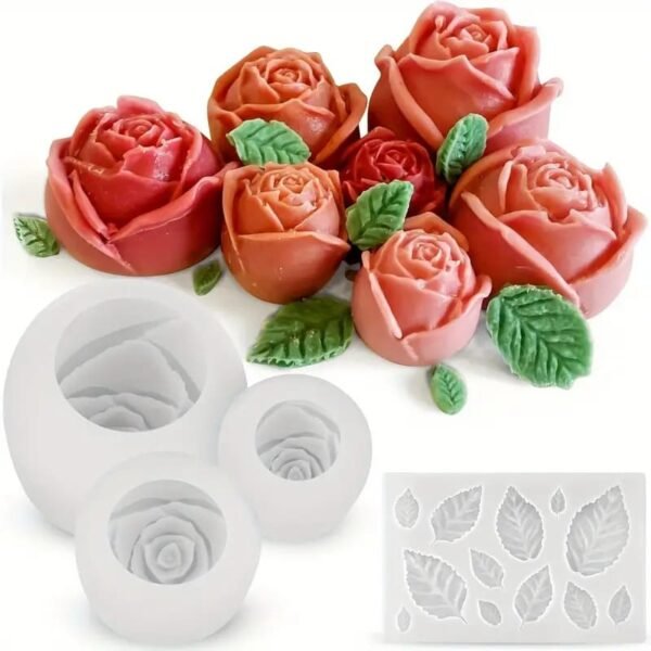 FLOWER MOLD 4PC SET