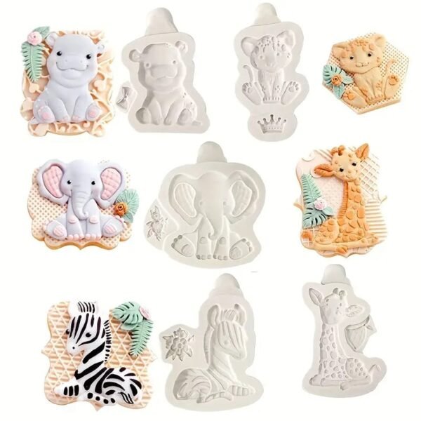 5PC ANIMAL MOULD