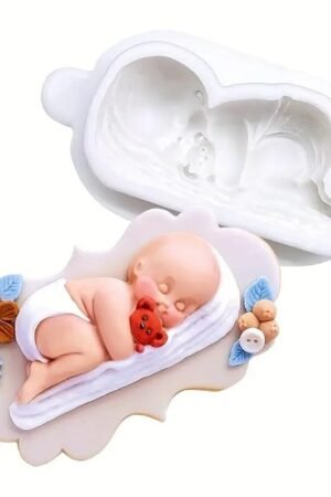 SLEEPING BABY MOLD 10.9CM