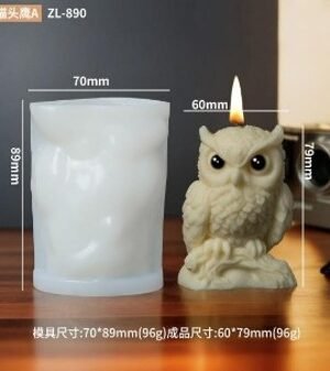 OWLS MOULD 8.9CM