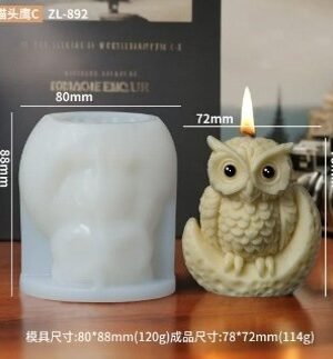 OWLS MOULD 8*8.8CM