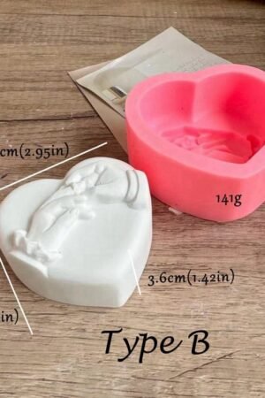 HEART MOLD -B    8.5CM