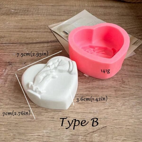 HEART MOLD -B    8.5CM