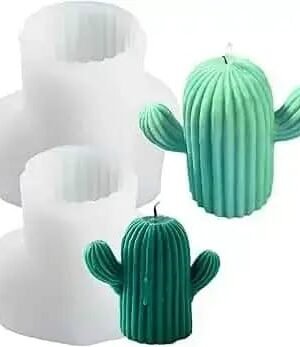 8 cm and 7 cm cactus mold 2 pc