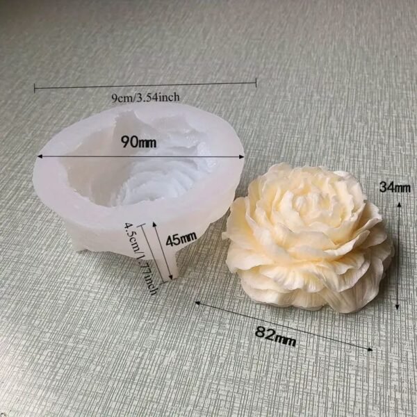 9 cm peony  thin mold - Image 3