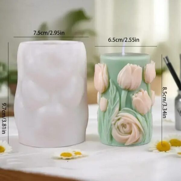 Flower pillar mould - Image 2