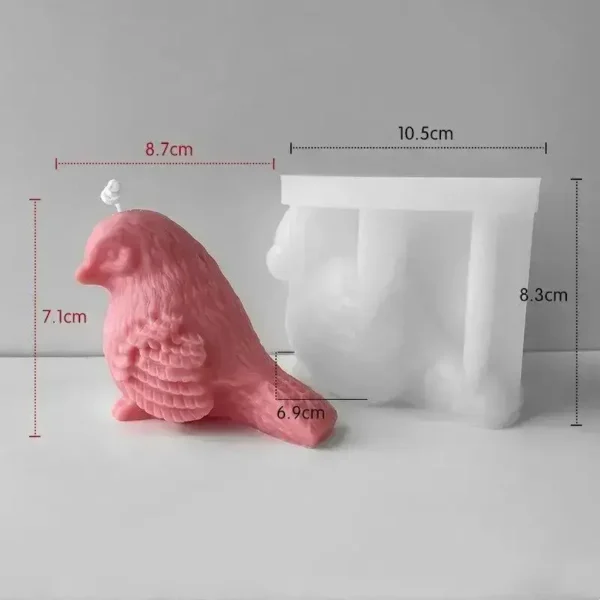 7 cm bird mold - Image 2