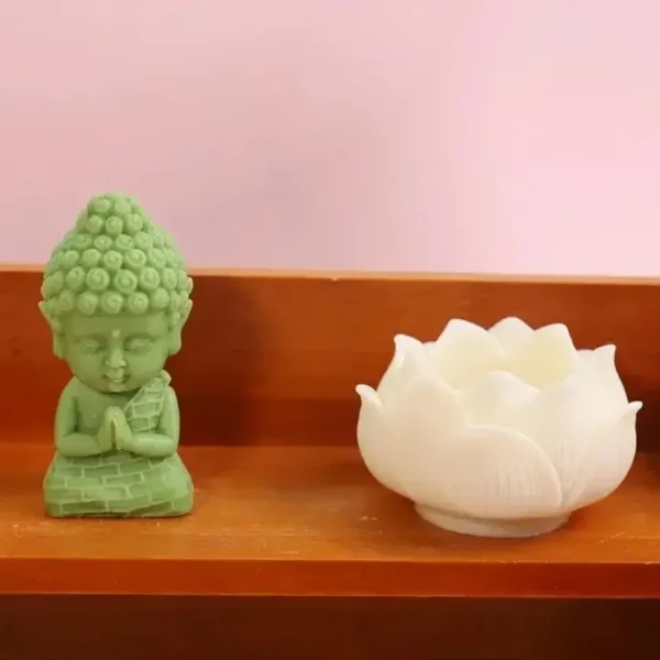 2 pc budhha lotus mold - Image 5