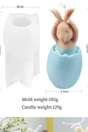Rabbit Candle Mould