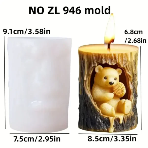 Bear mold pillar - Image 3