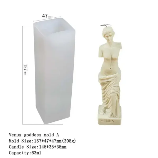Girl Candle Molds - Image 2