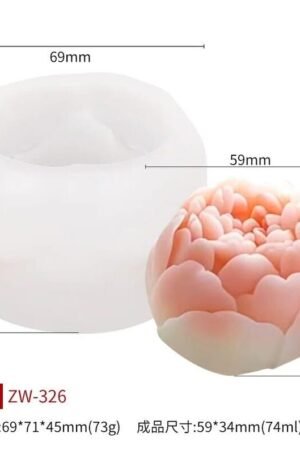 Peony MOLD CANDLE MOULD