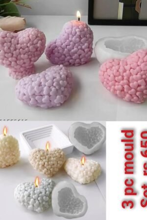 3PC SET HEART MOLD
