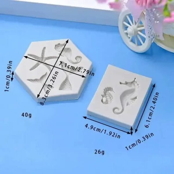 2PC SEA ANIMAL MOULD - Image 2