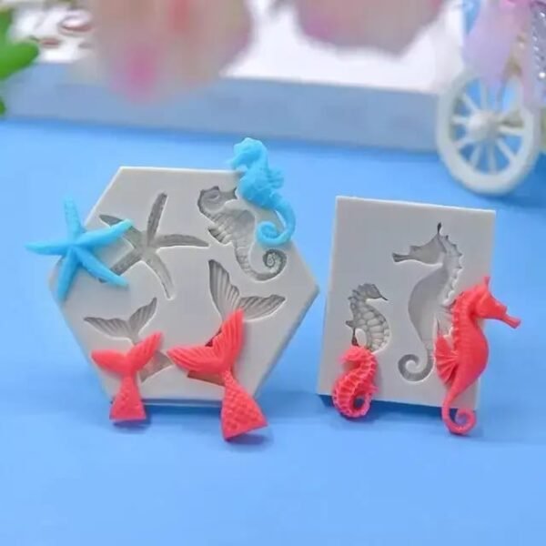 2PC SEA ANIMAL MOULD