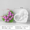 Tulip heart mold rs 326;