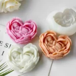 Baby heart rose mold rkg 267