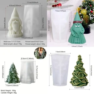 4pc christmas mould