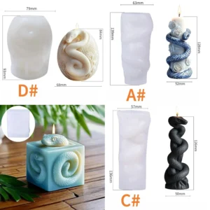 4 mould candle mold