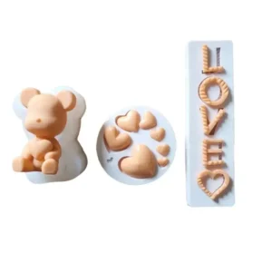 3 pc mold set love