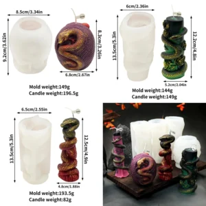 3pc snake mould designer 3 pc design mold