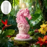 Unicorn candle mold. RKG 51
