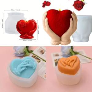 4pc heart hand mould 3D rs 322 242 284 285