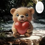 Bear heart mold 8.8 cm *7cm