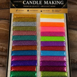 30 pc glitter set for candle decoration