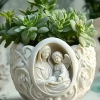 9.3 cm -6.8 cm Concrete mould mother baby